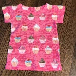Stella Blu cupcake shirt with sequin detail sz6/12